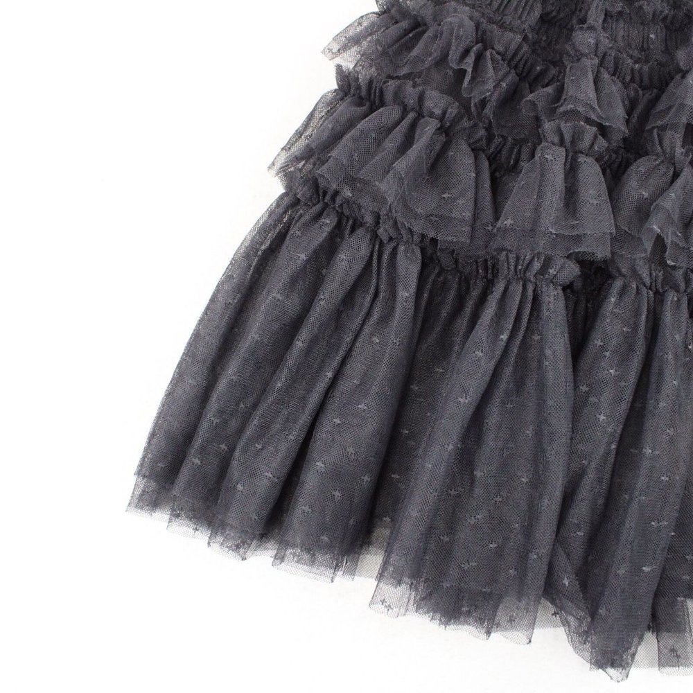 Needle & Thread Black Ruffle Mini Dress - Picture 9 of 12